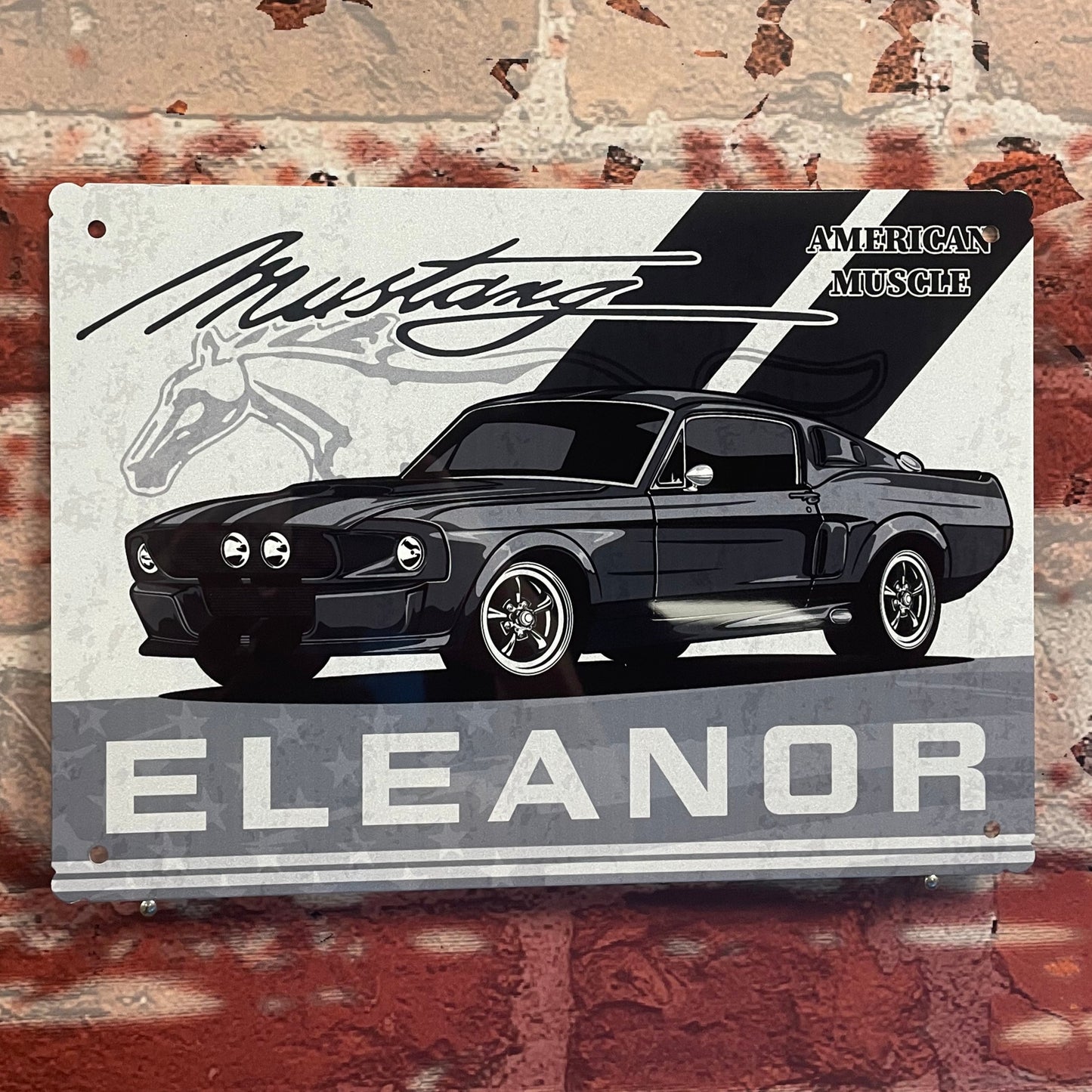 Plaque métal Ford mustang eleanor