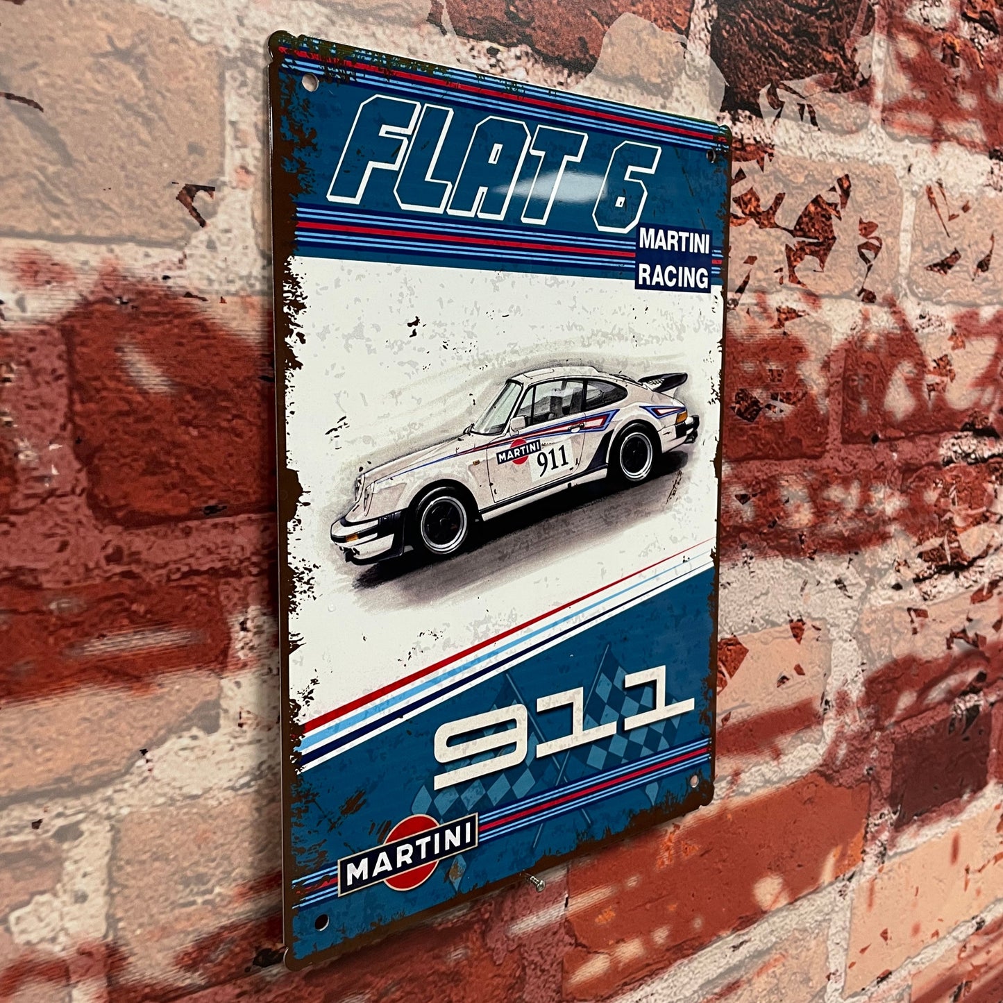 Plaque métal porsche 911