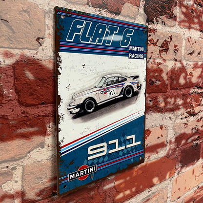 Plaque métal porsche 911