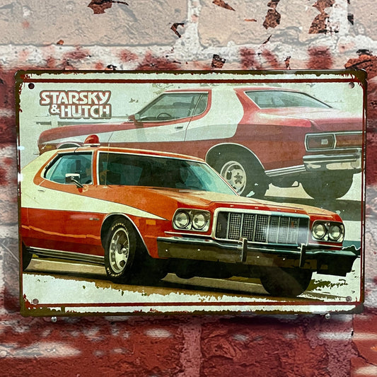 Plaque métal Ford gran torino