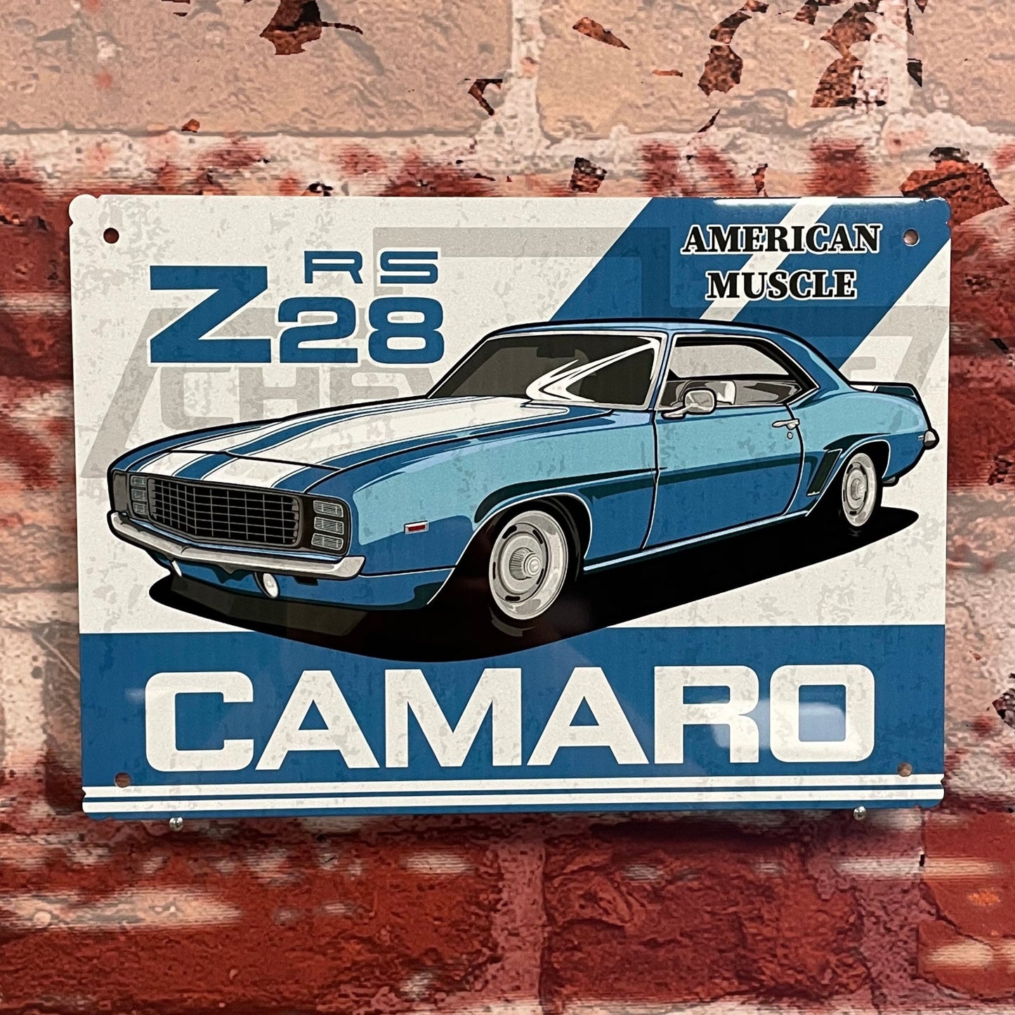 Plaque métal Camaro Z28 rs