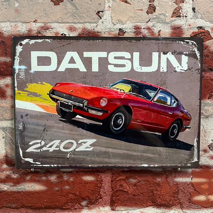 Plaque métal datsun 240z