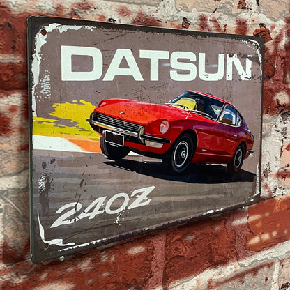 Plaque métal datsun 240z