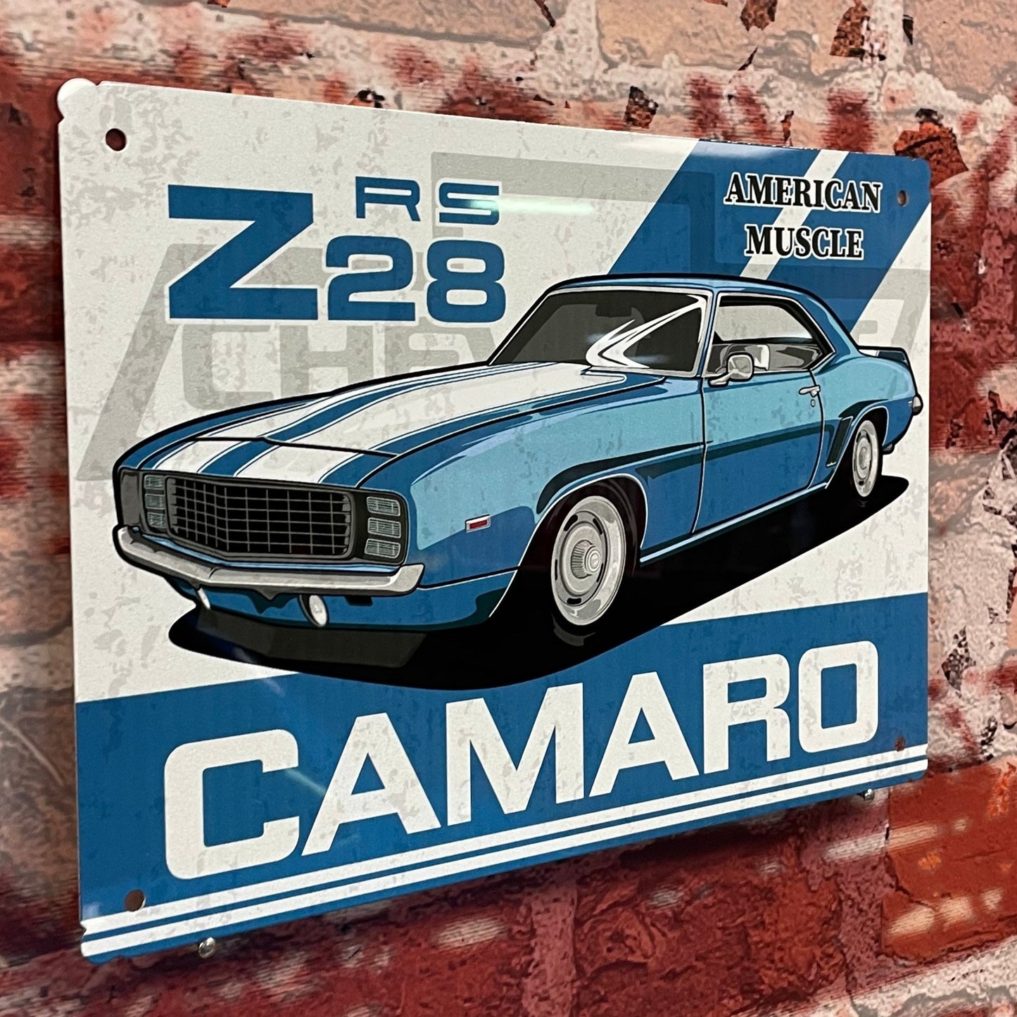 Plaque métal Camaro Z28 rs