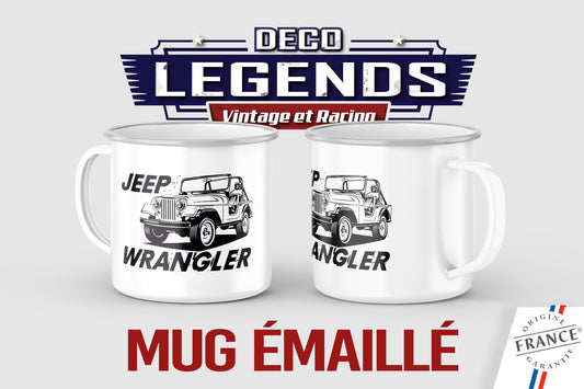 Mug émaillé Jeep Wrangler