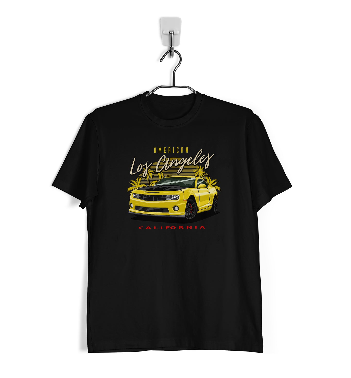 T-shirt voiture américaine chevrolet camaro los angeles