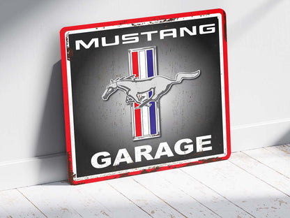 Plaque déco ford mustang