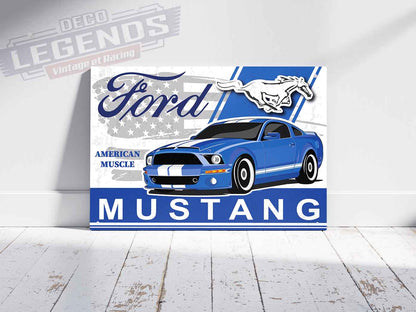 Plaque déco Ford mustang 2005