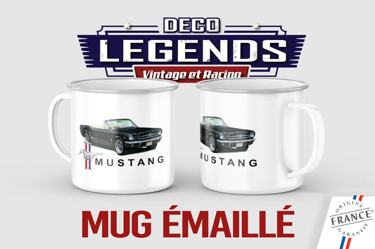 Mug émaillé Mustang Cabriolet