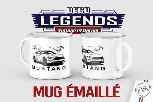 Mug émaillé Mustang 6