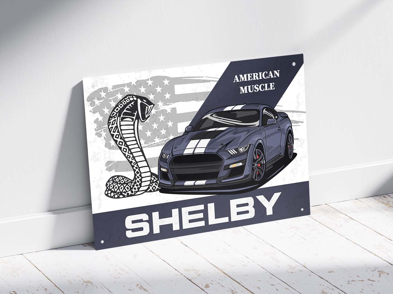 Plaque déco Shelby GT500