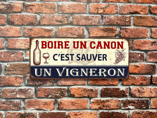 Plaque tôle Vigneron