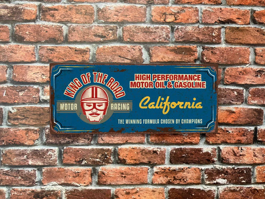 Plaque tôle motor racing