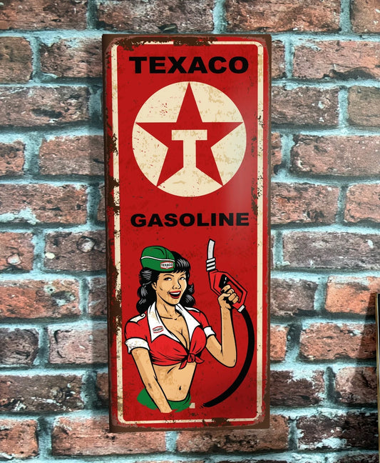 Plaque tôle Texaco