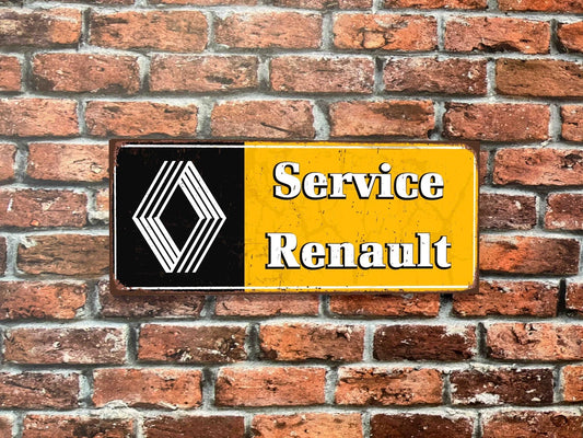 Plaque tôle Service Renault