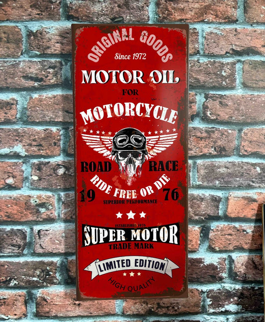 Plaque tôle Motorcycle