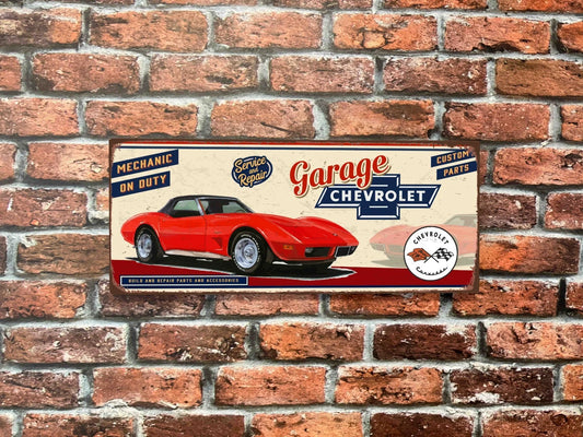 Plaque tôle Corvette C3