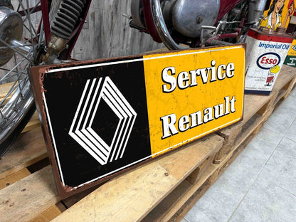 Plaque tôle Service Renault