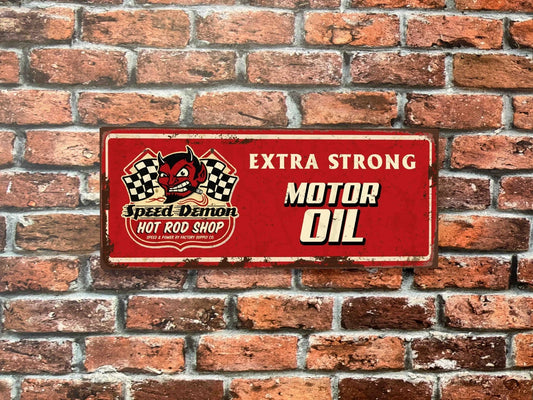 Plaque tôle Speed Demon