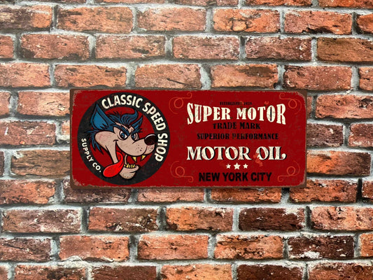 Plaque tôle Classic Speed Shop