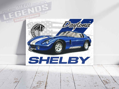 Plaque déco Shelby Daytona