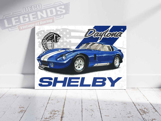 Plaque déco Shelby Daytona