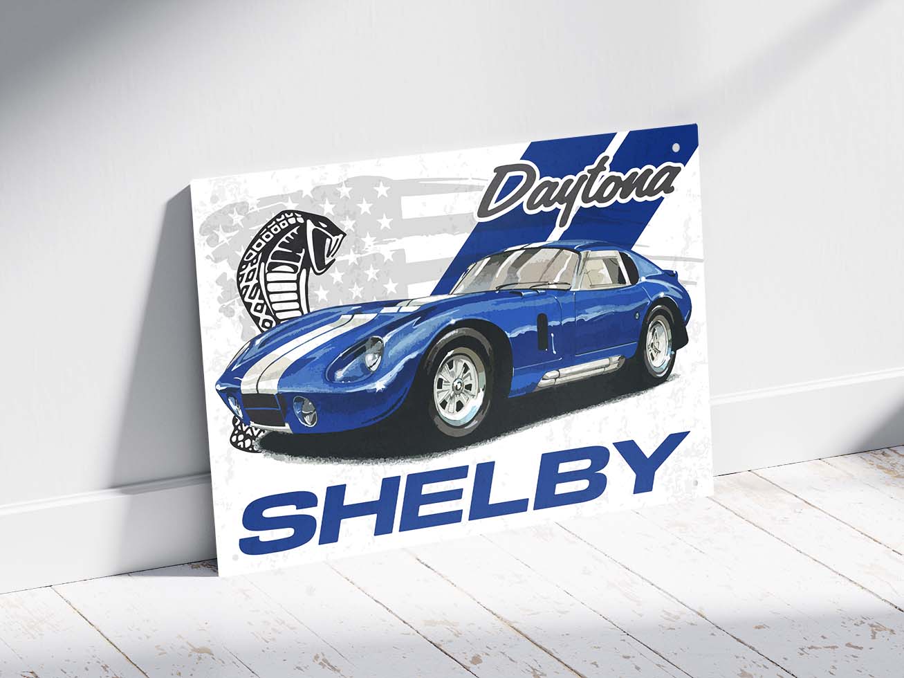 Plaque déco Shelby Daytona