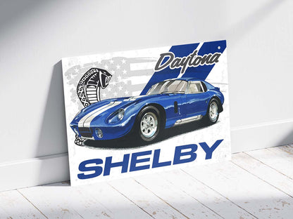 Plaque déco Shelby Daytona