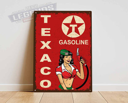 Plaque déco Texaco