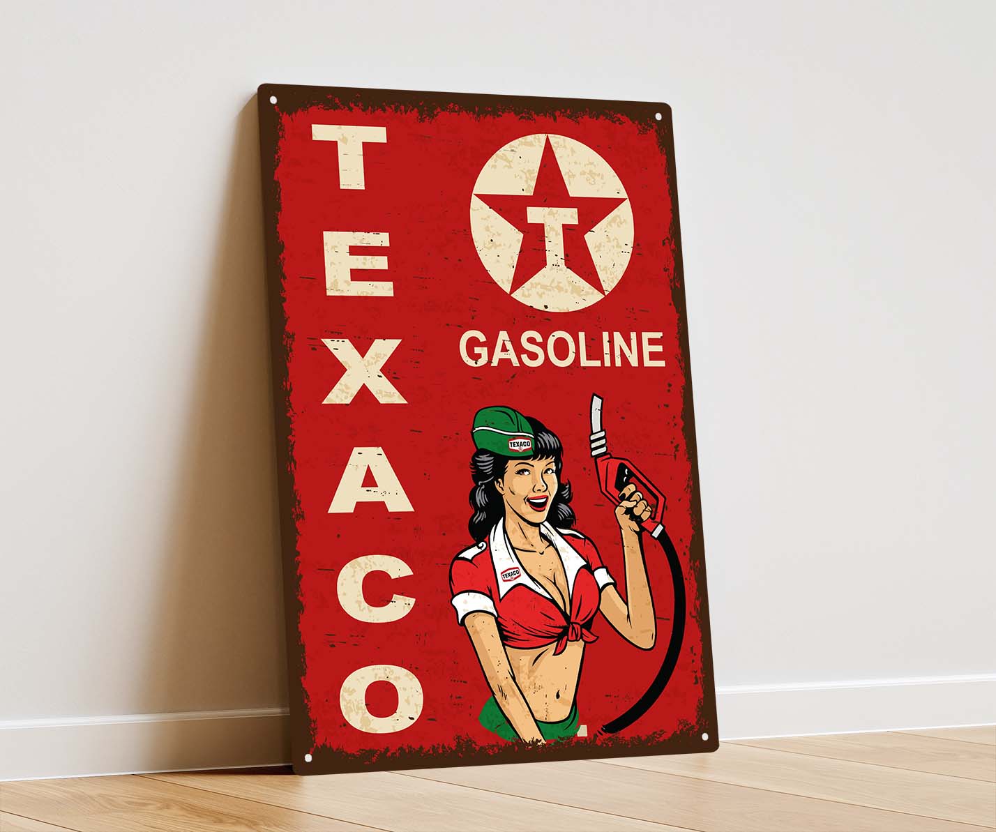 Plaque déco Texaco