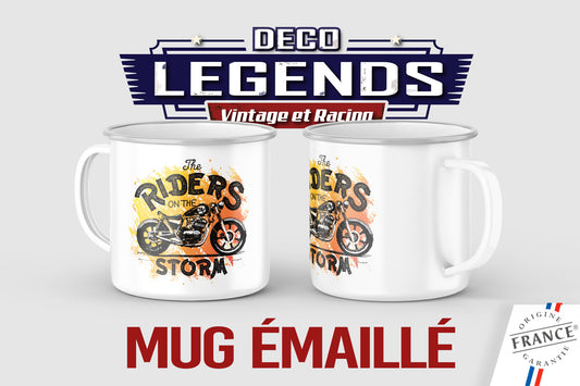 Mug émaillé Riders moto