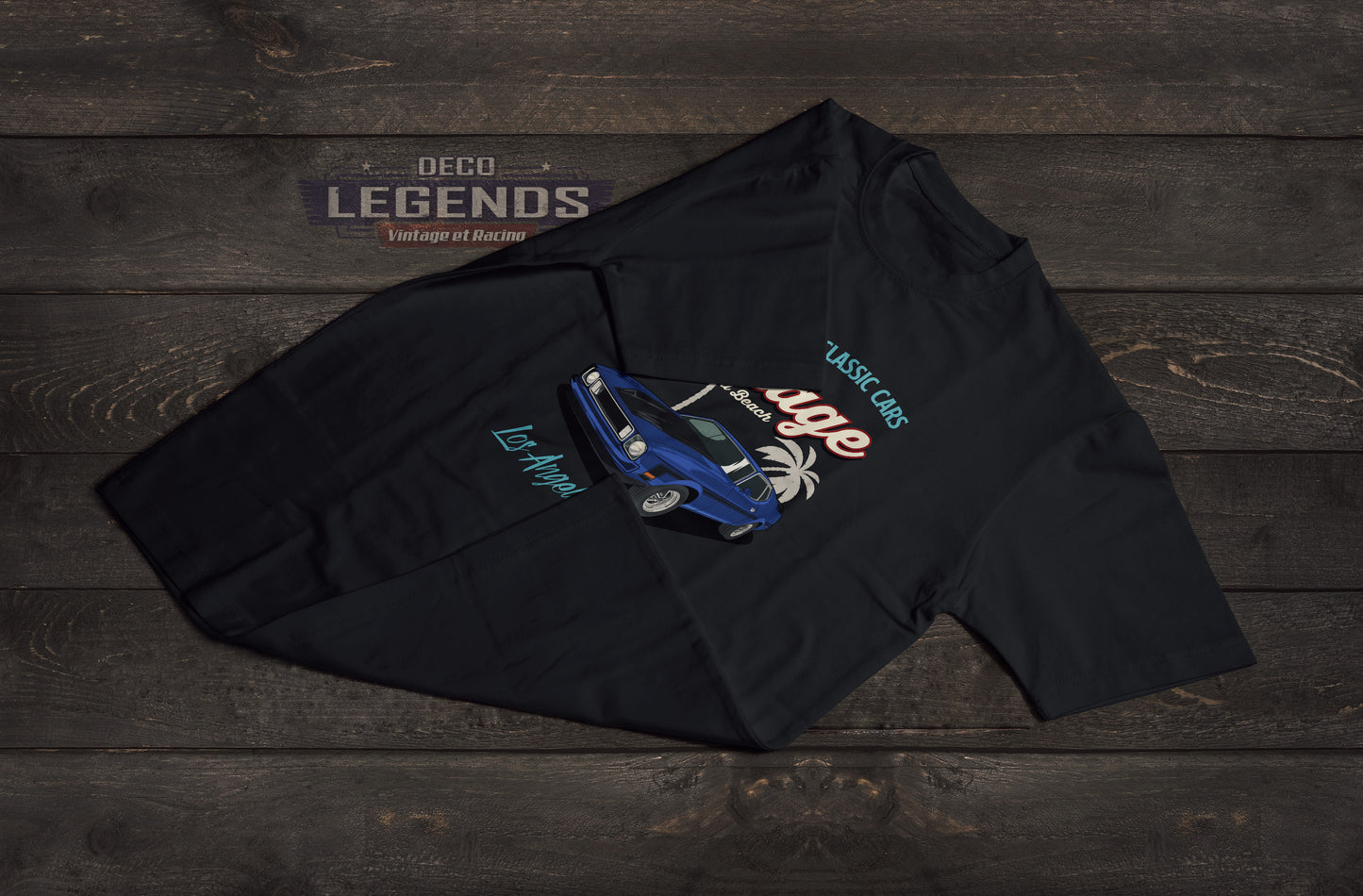 T-shirt voiture américaine mustang mach one garage