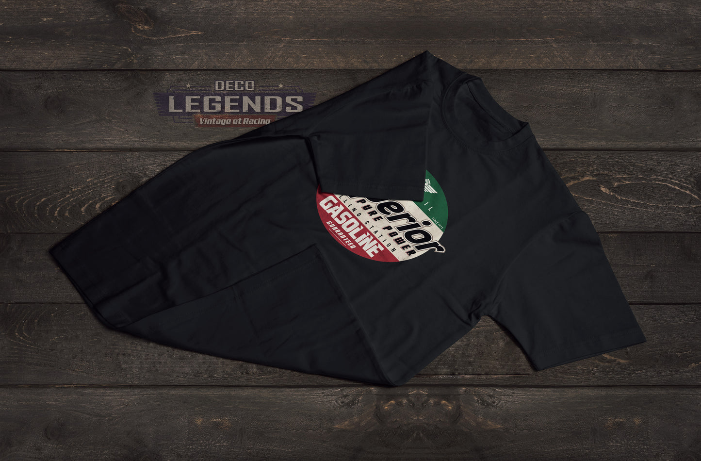 T-shirt superior gasoline style castrol