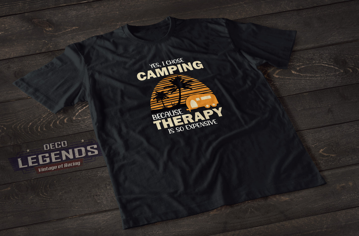 T-shirt camping therapy