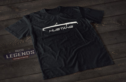 T-shirt mustang cabriolet 1964-1966