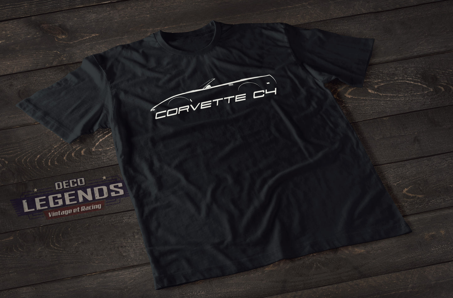 T-shirt corvette c4 cabriolet