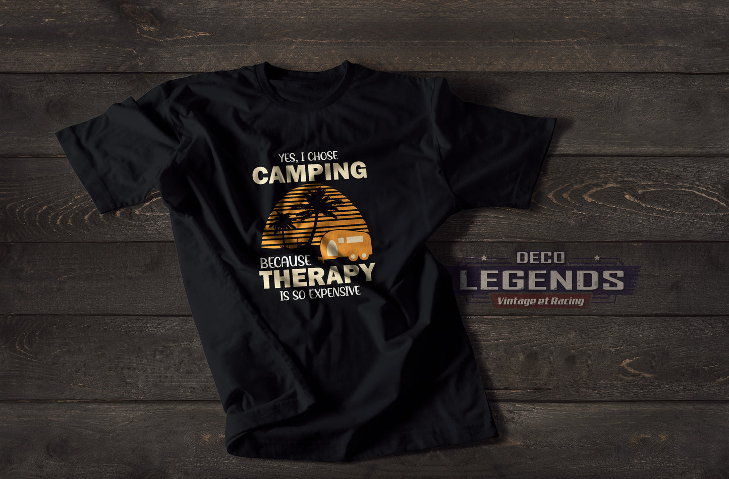 T-shirt camping therapy