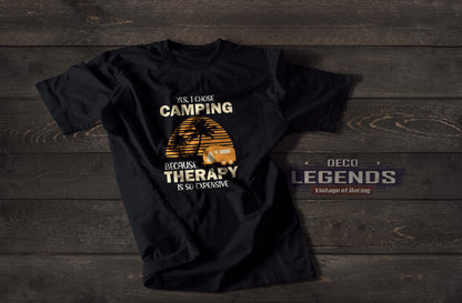 T-shirt camping therapy