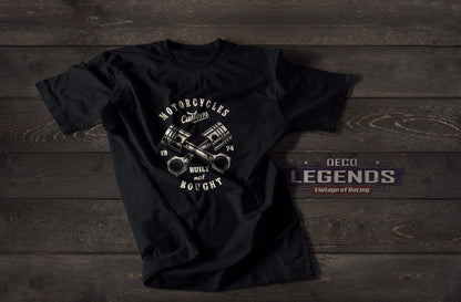 T-shirt piston motorcycle custom