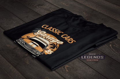 T-shirt voiture américaine mustang muscle car garage