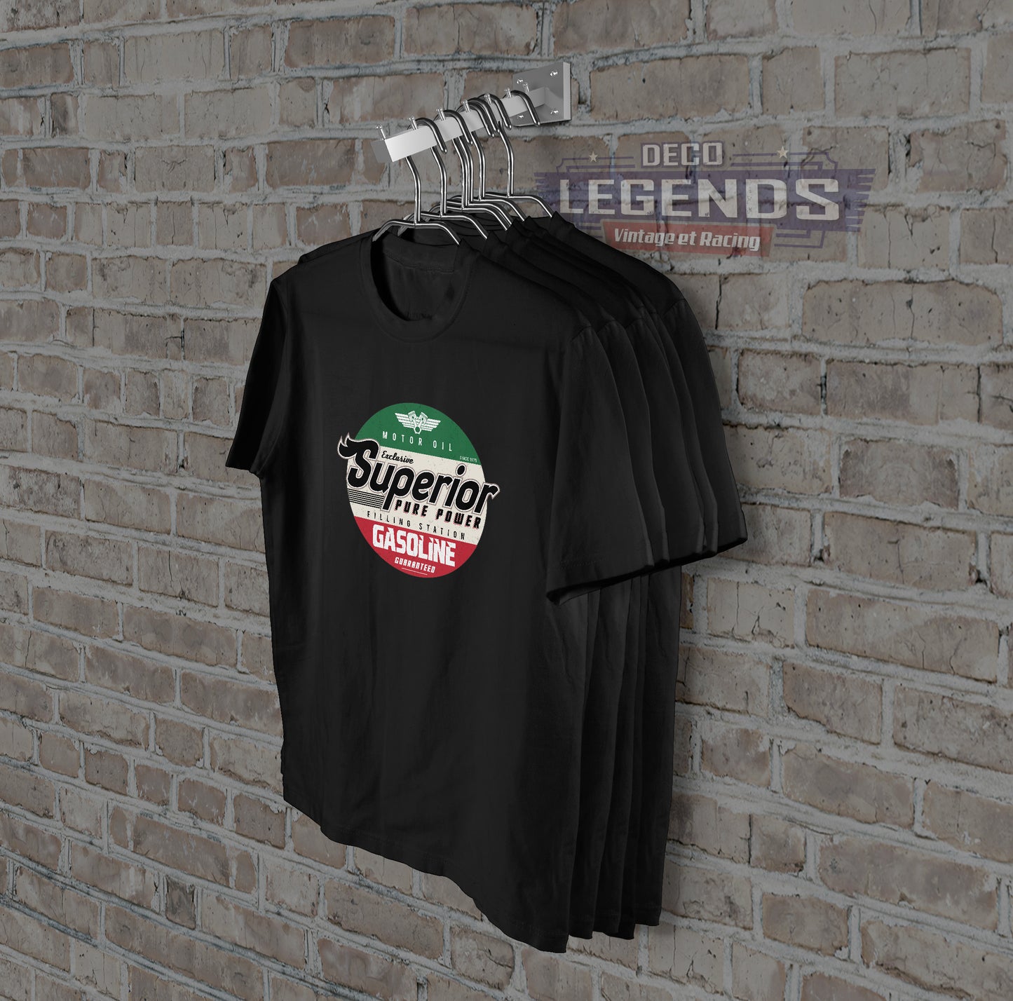 T-shirt superior gasoline style castrol