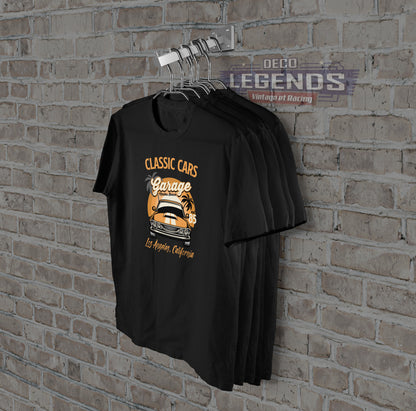 T-shirt voiture américaine mustang muscle car garage