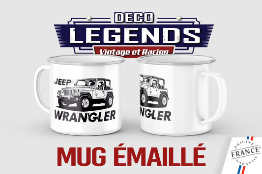 Mug émaillé Jeep Wrangler